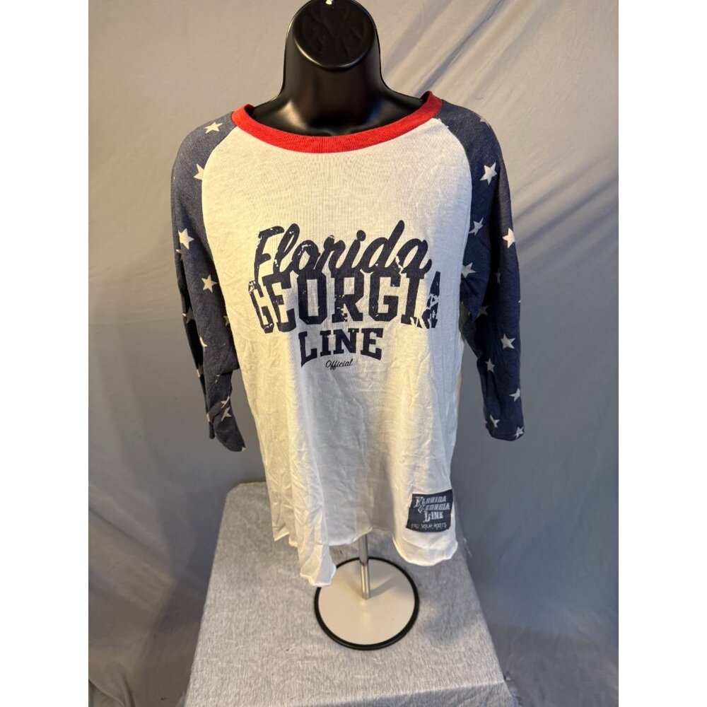 Florida Georgia Line Long SLeeve T-shirt Concert Country Women’s Large Western